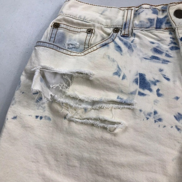 LRL RALPH LAUREN -  Cut-off Ripped Shorts Sz4 Ins 3.5 - Picture 6 of 8